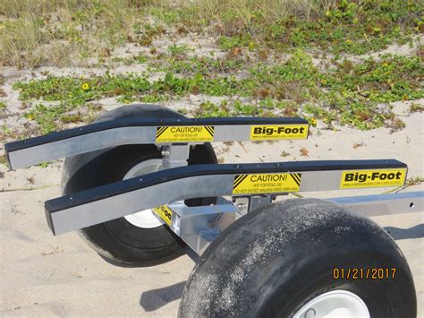 Bigfoot 2 Wheel Jet Ski Dolly Florida Sailcraft Jet Ski Beach