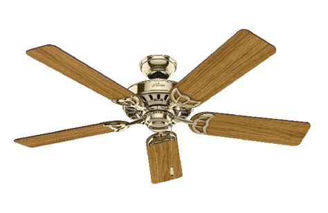 Hunter Studio Series Bright Brass Ceiling Fan