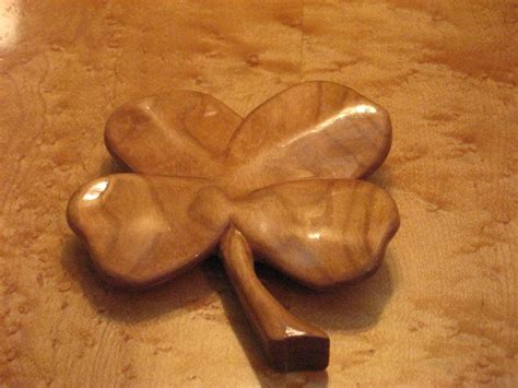 Cherry 4 Leaf Clover By Daveffmedic Woodworking