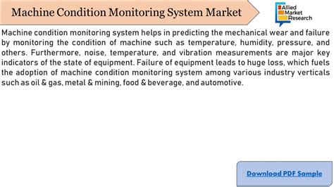 Ppt Machine Condition Monitoring System Market Powerpoint