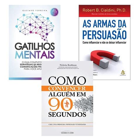 E book kit Gatilhos Mentais Como Convencer Alguem A Arma da Persuação