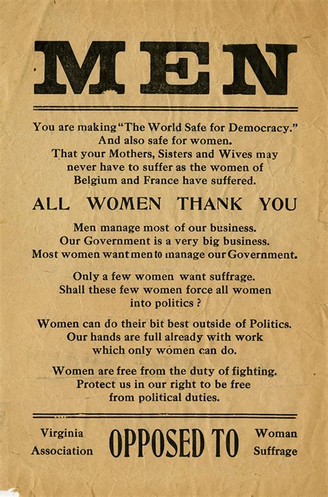 Anti Womens Suffrage Posters · Santa Clara University Digital Exhibits