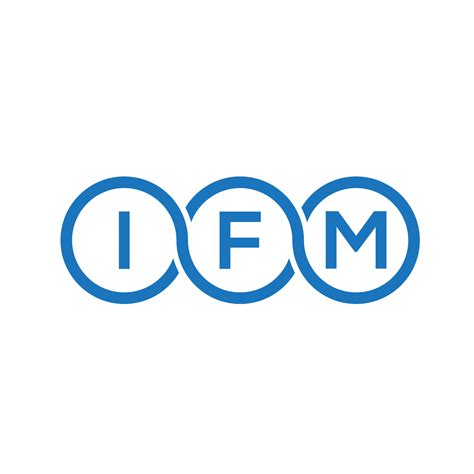 IFM letter logo design on white background. IFM creative initials ...