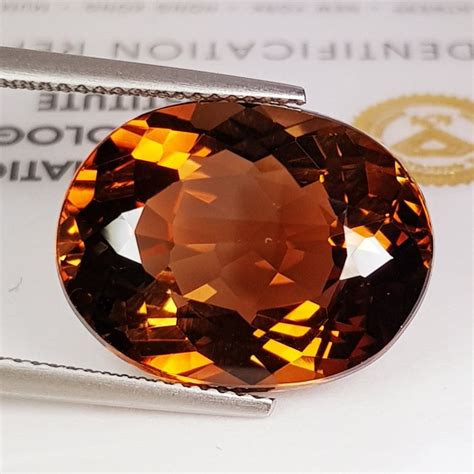 yellowish brown Topaz - 20.00 ct - Catawiki