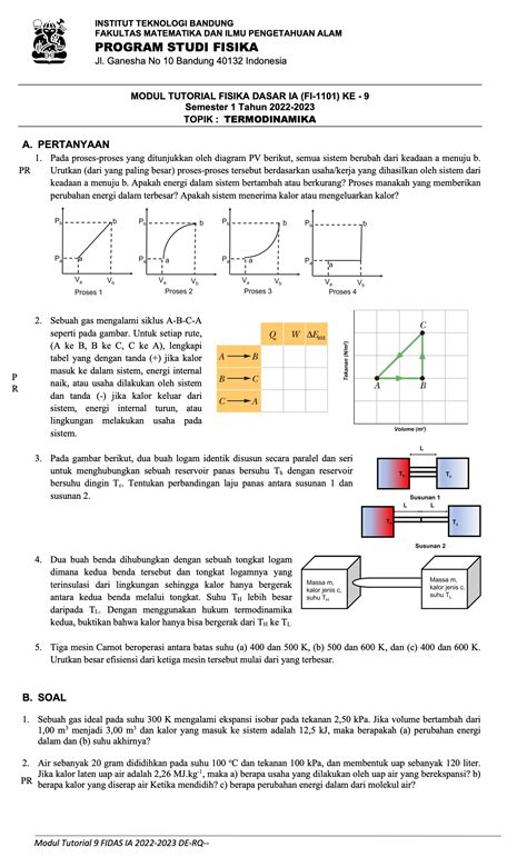 Tutorial Modul Fisika A Itb Tahun Mes Consulting