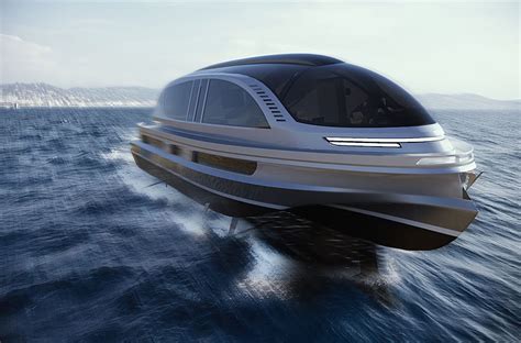 Lazzarini Designs M Xenos Yacht Concept With Bugatti Hypercar