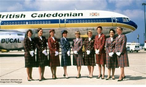 British Caledonian Airways Carole Burgess Centre And Marienne Clayton