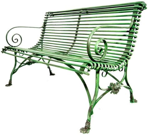 Casa Padrino Wrought Iron 2 Seater Garden Bench Garden Bench With