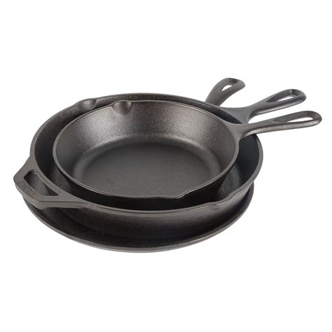 Lodge Piece Essential Pre Seasoned Cast Iron Skillet Set Includes