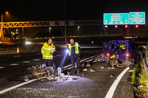 Motorrijder Overleden A9 Na Botsing Op Stilstaand Voertuig