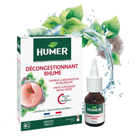 Spray Nasal D Congestionnant Rhume Et Nez Bouch Humer