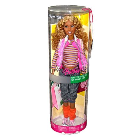 Fashion Fever United Colors Of Benetton New York Barbie Doll J2254