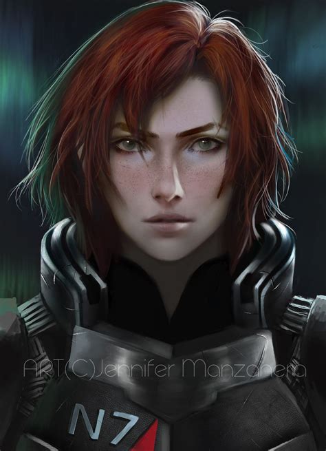 Commander Shepard Jennifer Manzanera On Artstation At