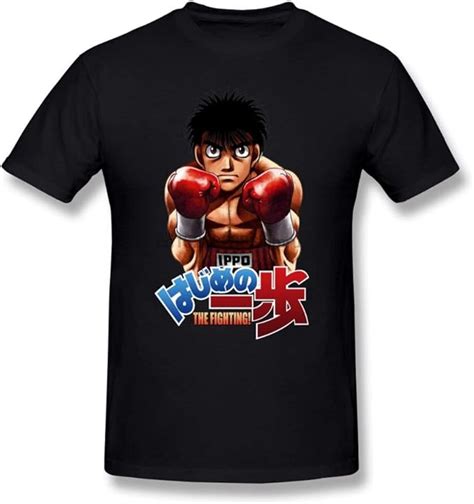 Hajime No Ippo T Shirt Custom Short Sleeve Clothing Hip Hop Swag Plus