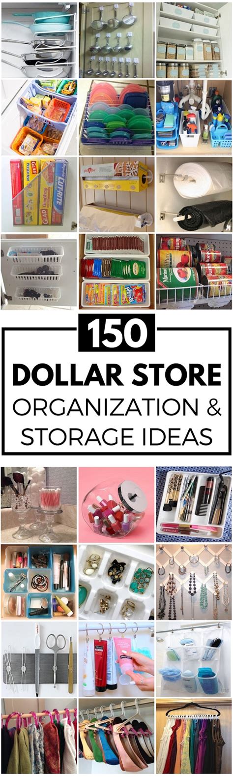 150 DIY Dollar Store Organization And Storage Ideas House Good