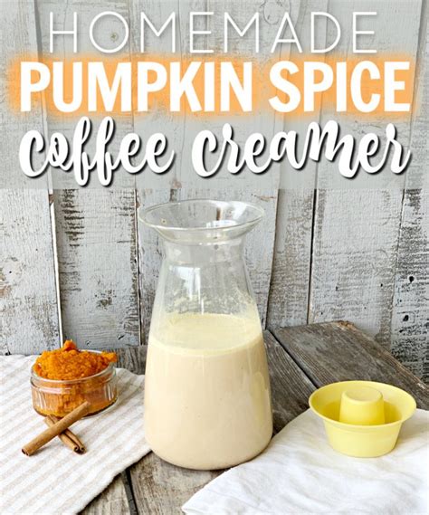 EASY Delicious Homemade Pumpkin Spice Coffee Creamer Keeping Life Sane