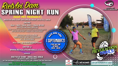 Rietvlei Dam Spring Night Run/Walk | Revolution Trails