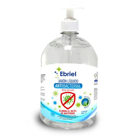 JABÓN LIQUIDO ANTIBACTERIAL 1 LT Ebriel Línea Empresarial