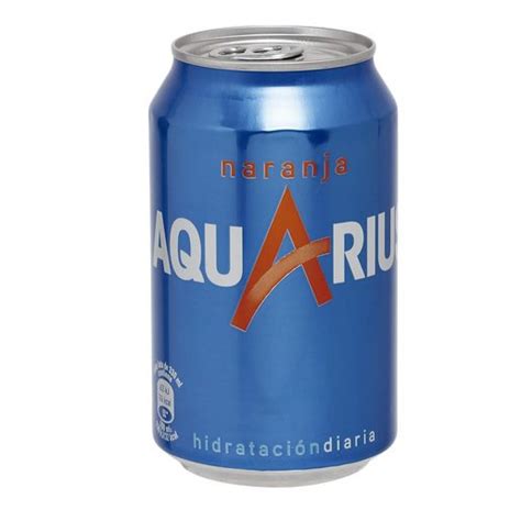 Aquarius Sabor Naranja Lata Cl