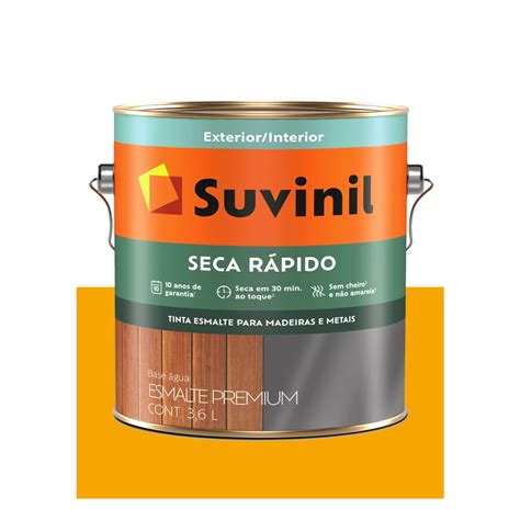 Suvinil Esmalte Seca R Pido Brilhante Amarelo L Submarino