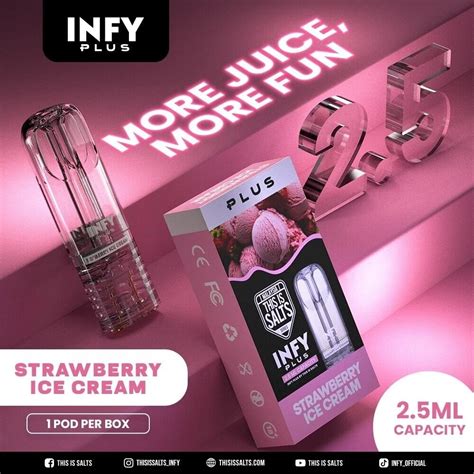 Infy Plus Straw Ice Cream Ml Hua Namya Nic By This Is Salt