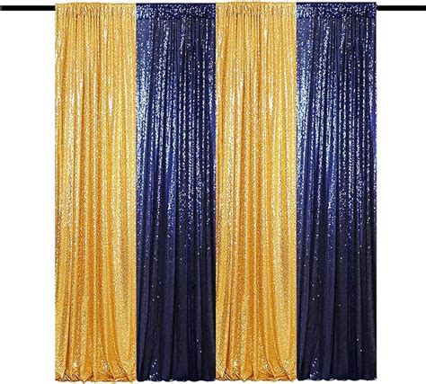 Amazon Tcbesto Sequin Backdrop Curtain Panels Ftx Ft Glitter