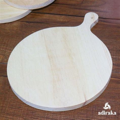 Jual Talenan Kayu Pizza 26 5cm PREMIUM Gagang BESAR Cutting Board