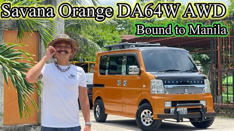 Sanava Orange Suzuki Da W Awd Sporty Edition Bound To Manila