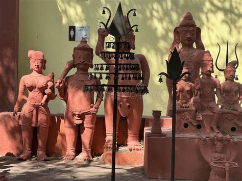 Exhibit At The National Crafts Museum And Hastkala Academy In New Delhi