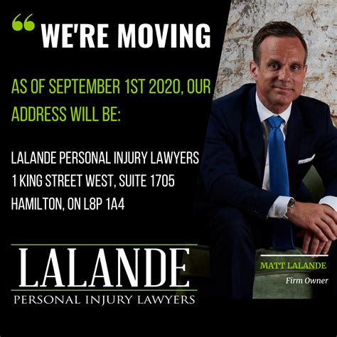 Lalande Personal Injury Lawyer Address