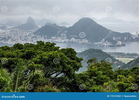 Cloudy Weather In Rio De Janeiro Brazil Stock Image Image Of