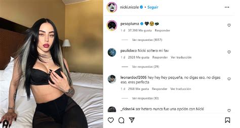 El piropo bien argento que le dejó Peso Pluma a Nicki Nicole tras su