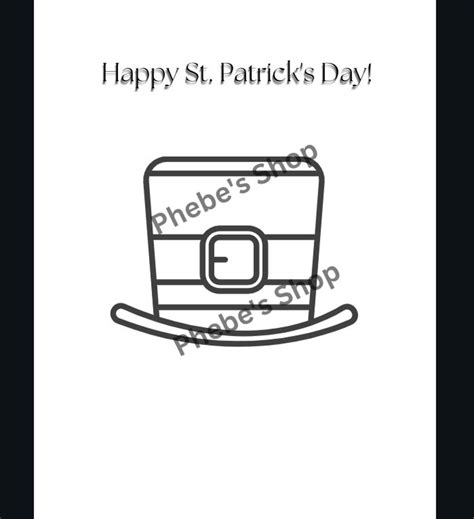 printable leprechaun hat template 3