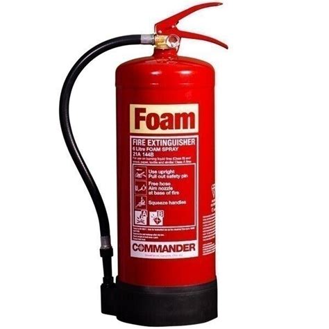 6 Litre Foam Fire Extinguisher 6ltr Ce Marked Bracket Ebay