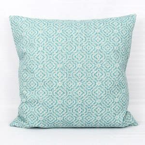 Aqua Pillow Cover Aqua Throw Pillow Aqua Pillow Teal Etsy