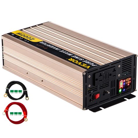 Buy VEVORbrand Pure Sine Wave Inverter 2000 Watt Power Inverter DC