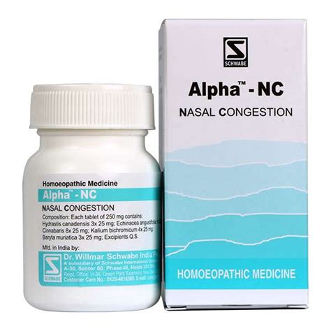 Alpha Nc Buy Homeopathic Medicine Online For Nasal Congestion