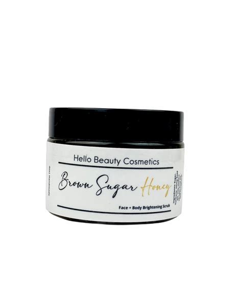 Brown Sugar Honey Face + Body Brightening Scrub – Hello Beauty Cosmetics