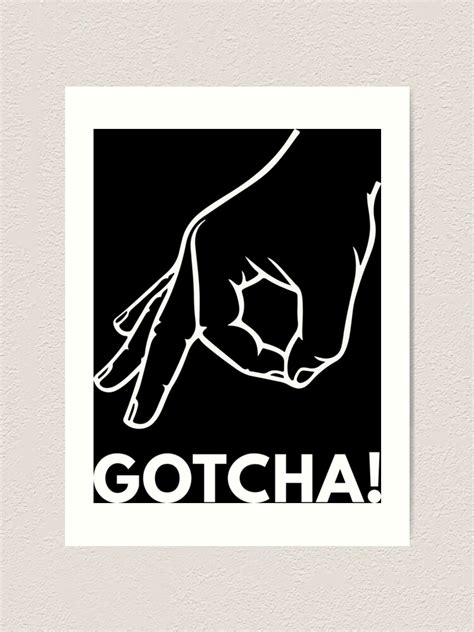 Gotcha Circle Game Art Print For Sale By Faslab Redbubble