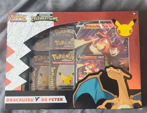 Coffret Pokemon C L Brations Ans Dracaufeu V De Peter Fr Neuf Eur