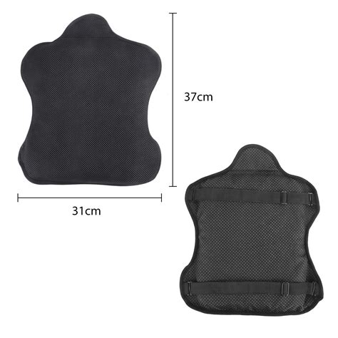 Motorcycle Comfort Gel Seat Cushion Universal Air Motorbike Pillow Pad Cover Uk Ebay