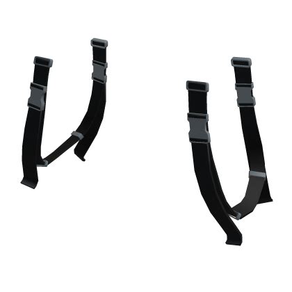 Black Techwear Waist Straps (1.0)'s Code & Price - RblxTrade