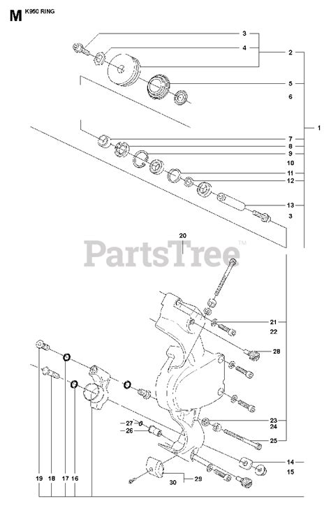 Husqvarna K 950 Husqvarna Cut Off Saw 2007 01 CYLINDER