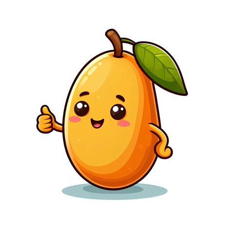 ai generated mango cartoon character  png