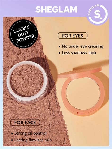 Sheglam Insta Ready Polvo Fijador Para Cara Y Ojeras Duo Smooth Sand