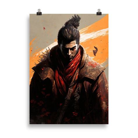 Poster Sekiro Fan Art Fromsoftware Etsy