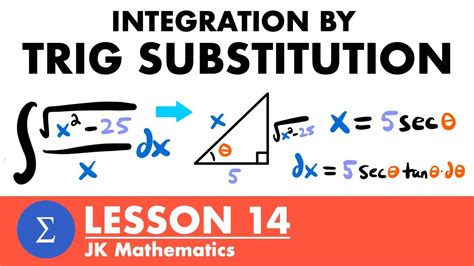 Trigonometric Substitution Calculus 2