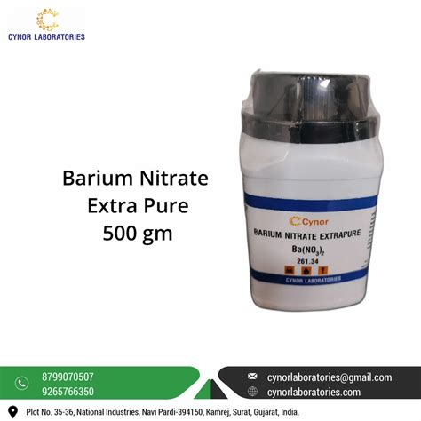 Cynor Barium Nitrate Gm Bottle At Rs Unit In Surat Id