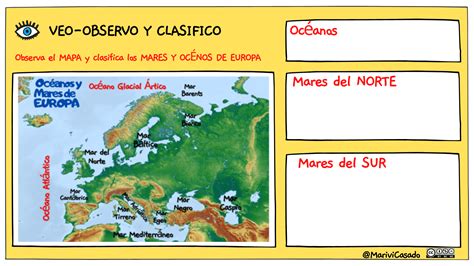 Mares Y Oc Anos De Europa Espa A En Europa