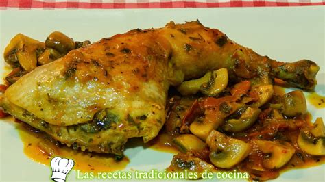 Receta De Pollo A La Cazadora Recetas De Cocina Con Sabor Tradicional